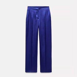 Zara Satin Effect Pants